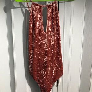 FINAL PRICE! Velvet Bodysuit
